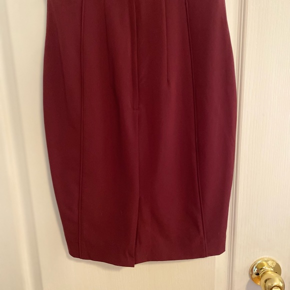 Beautiful Maroon Dress - Picture 3 of 6